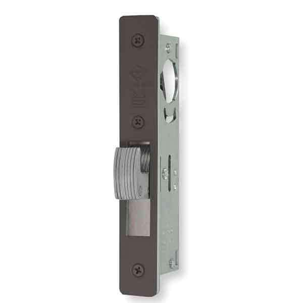 Adams Rite AdamsRite: MS HOOKBOLT 1 1/2 BS 313 1 1/2  Inch Backset Flat Faceplate Dark Bronze - ADR-MS1850S-450-313