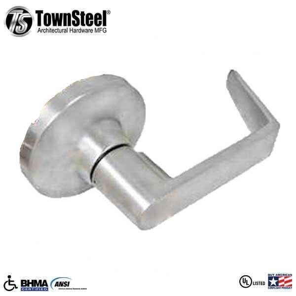 Townsteel F14 Passage, Lever Operable, for Mortise Exit Device, Satin Chrome Finish - TNS-ED8900LS-14-M-626