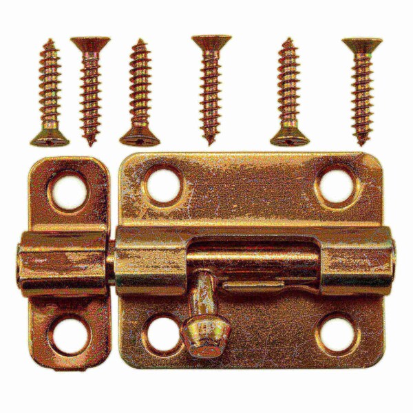 Midwest Fastener 2-1/2" Zinc Plated Steel Barrel Bolts 4PK - 37301