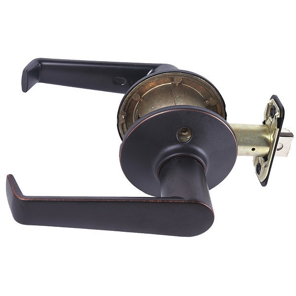 Schlage Residential Lever Lockset, Antique Bronze, Passage - F10 ELA 716