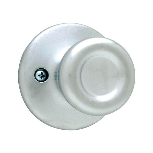Kwikset Tylo Knob Half Dummy with New Chassis Satin Chrome Finish - 488T-26D