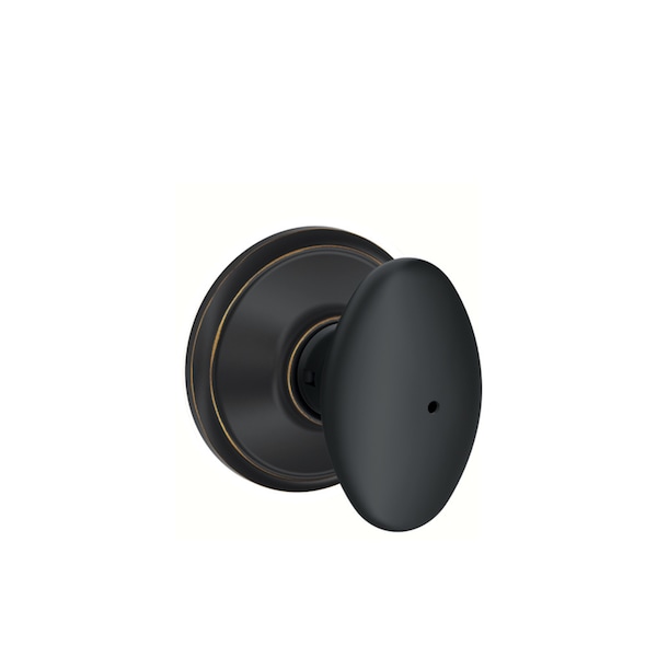 Schlage Schlage Sienna Aged Bronze Privacy Knob Right or Left Handed - F40VSIE716