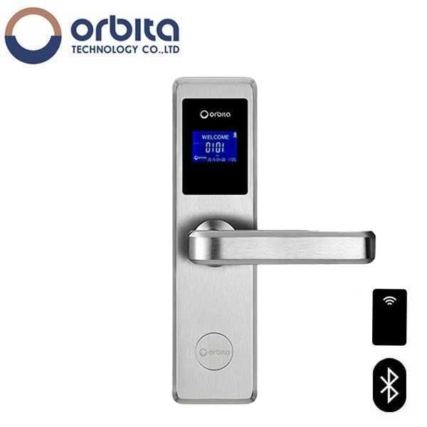 Orbita :LCD Display Electronic Key Card Smart BLE Door Lock Hotel Lock - Unlock with mobile APP, Mifare car - OTC-E4031ASBT