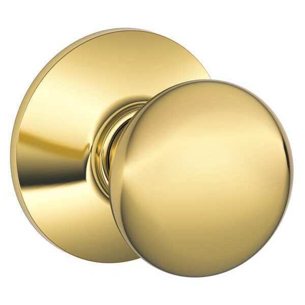 Schlage Knob Lockset, Mechanical, Passage, Grd. 1 - F10 PLY 505