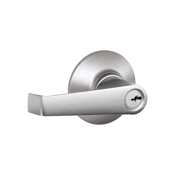 Schlage Schlage Elan Satin Chrome Entry Lever 1-3/4 in. - F51AELAN626