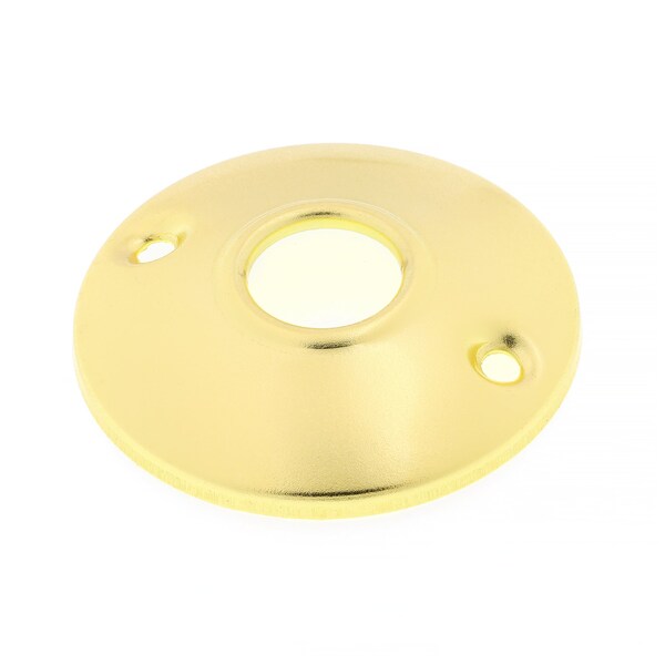 Prime-Line Passage Door Latch Set, Glass Knob with Latch Bolt Brass Finish, Vintage - E 28326