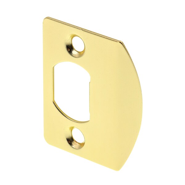 Prime-Line Passage Door Latch Set, Glass Knob with Latch Bolt Brass Finish, Vintage - E 28326