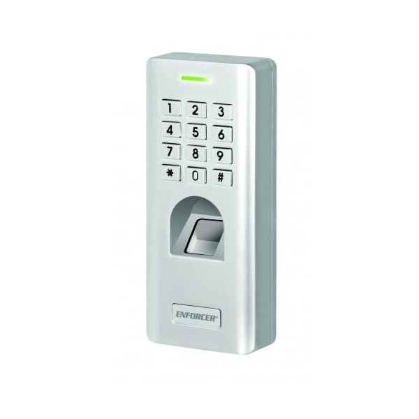 Seco-Larm Fingerprint Reader and Keypad, 500DPI optical fingerprint reader, Form C relay output, ad - SLM-SK-2612-SFSQ