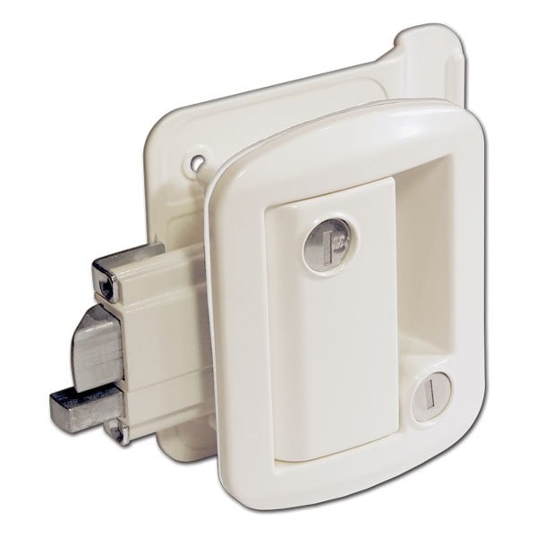 Creative Products Global Classic PRO Entry Door Lock with Deadbolt - White - TTL-43610-9009-AL-1PK