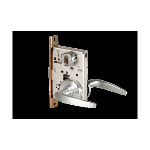 Best Mortise 45H Lock, Storeroom, Lever, Rose, Satin Chrome AM, RH - 45H7D16H626AMRH