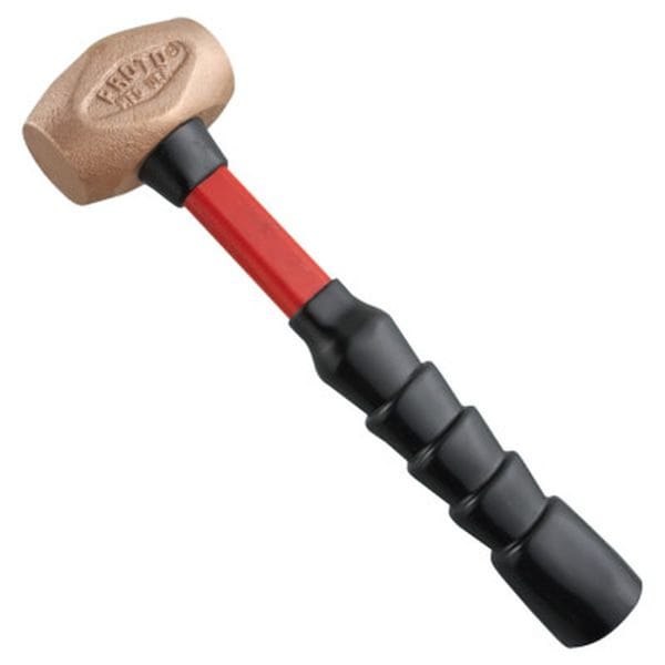 Proto J1432G Brass Hammer, 2.6 lb, 1-3/4in Head Width - 1432G-PROTO