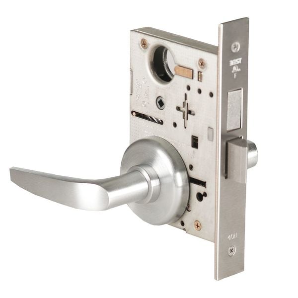 Best Mortise Lockset, 40H Style, 2-3/4" Backset - 45H0L16H626LH