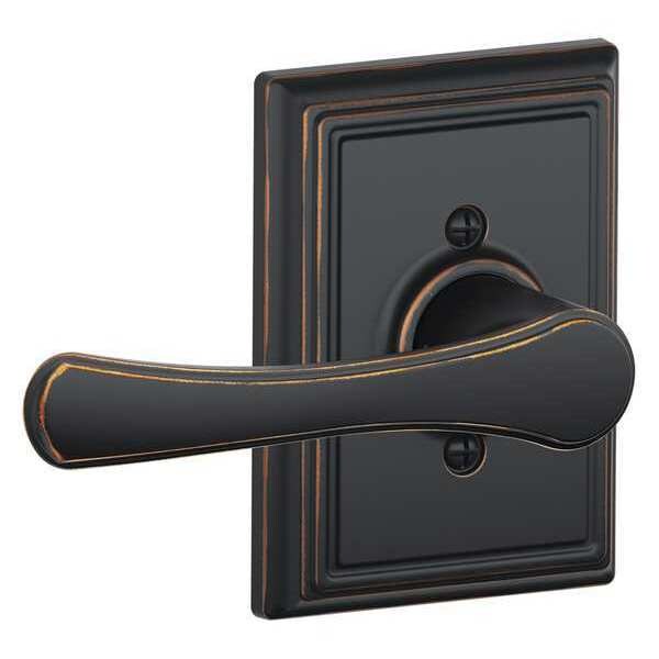 Schlage Antique Bronze Dummy Lever Lockset, Avila/Addison - F170 VLA 716 ADD