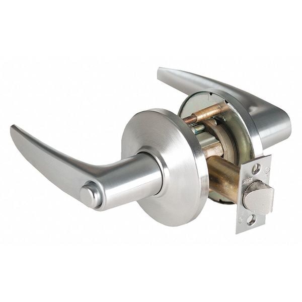Best Door Lever Lockset, 2-3/4" Strike Dim - 9K30L16DSTK626