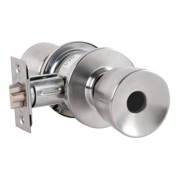 Arrow Lock Grade 2 Storeroom Cylindrical Lock, Darrin Knob, Conventional Less Cylinder, Satin Chrome Finish - MK12-DD-26D-LC