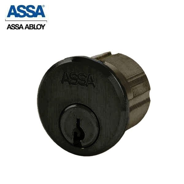 Assa Abloy 1-1/8" Maximum+ Mortise Cylinder Dark Oxidized Bronze Adams Rite Cam - ASS-9851-1-624-COMP-0A7