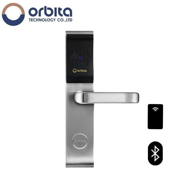 Orbita Lock for Door with BLE Smart Hotel Guest Room Control System - Unlock with mobile APP, Mifare card a - OTC-E3042SBT