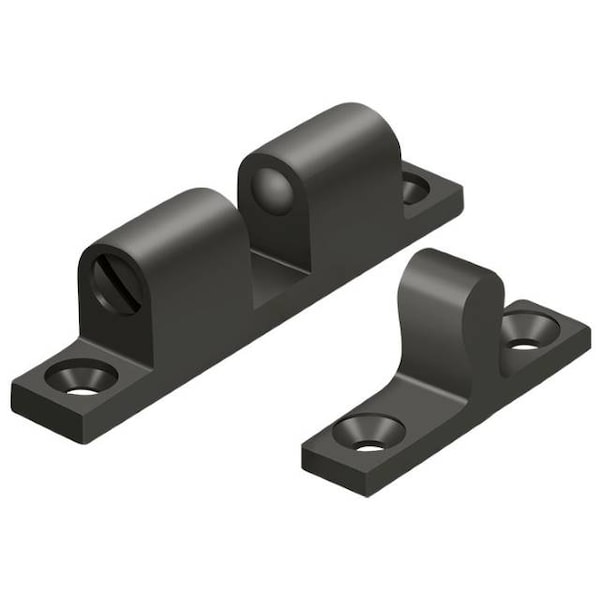 Deltana Ball Tension Catch 1-4/5" X 3/10" Oil Rubbed Bronze - BTC10U10B