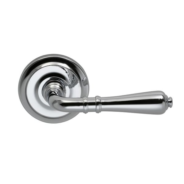 Omnia Lever 2-5/8" Rose Priv 2-3/4" BS T 1-3/8" Doors Bright Chrome 752 - 752/00A.PR2