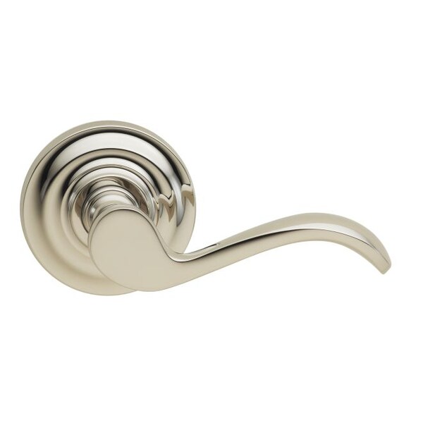 Omnia LVR Traditional Rose Pass LVR 2-3/4" BS Full Lip Bright Nickel 895 - 895TD/234F.PA14