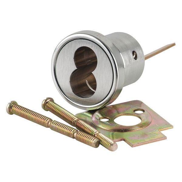 Schlage LFIC Cylinder Rim Housing without Core, Satin Chrome, 6 Pins - 20-079 626