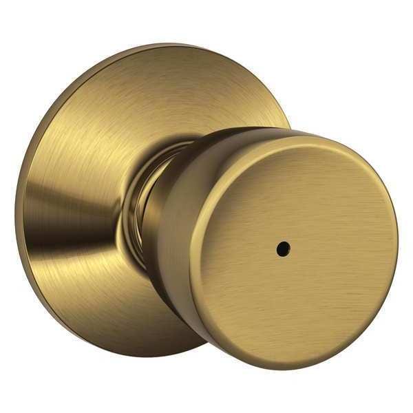 Schlage Knob Lockset, Mechanical, Privacy, Grd. 2 - F40 BEL 609