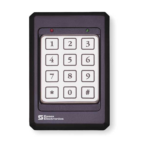 Essex Self Contained Access Control Keypad, 12 Pad 3x4, Black - SKE-34K