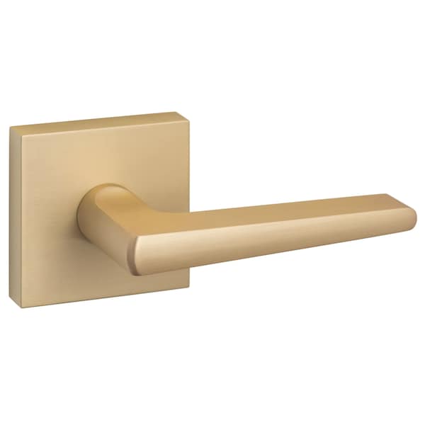 Sure-Loc Hardware Sure-Loc Hardware Basel Square Passage Lever, Satin Brass - BS101-SQ SB