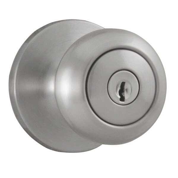 Weslock Salem Entry Lock Adjustable Latch and Full Lip Strike Satin Nickel - 00240SNSNFR22