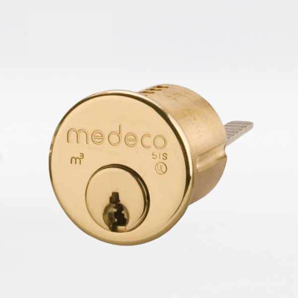 Medeco MEDECO:BiLevel RIM Cylinder - Gold - 10J0400H-05-DLT