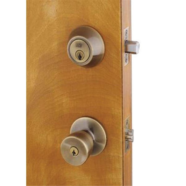 Gourmetgalley LA2141 Entry Knob Lock Antique Brass - GO152423