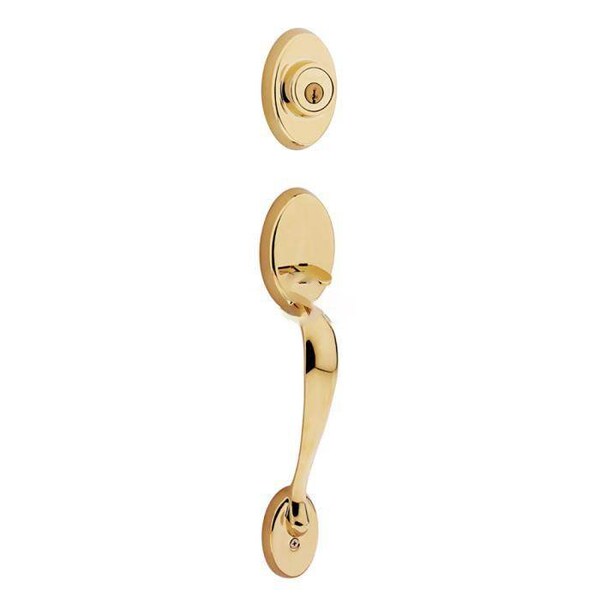 Kwikset Chelsea Exterior Single Cylinder Handleset Trim - 800CE-L03-RCAL-RCS-LIP