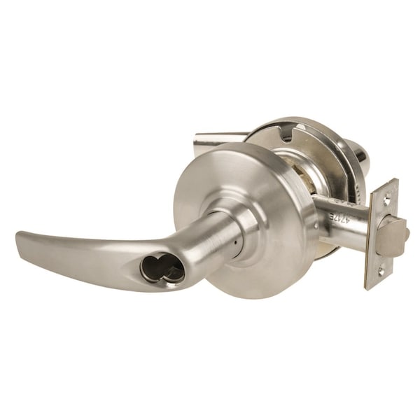 Schlage Grade 2 Storeroom Cylindrical Lock with Field Selectable Vandlgard, Athens Lever, FSIC Less Core, Sa - ALX80J ATH 619