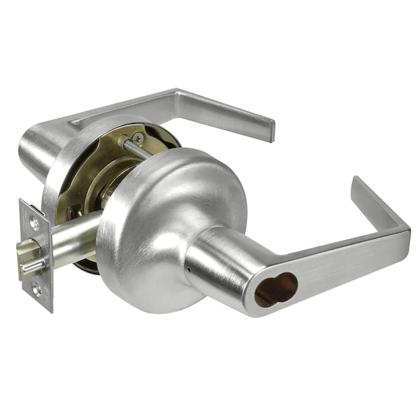 Yale Grade 2 Entry Cylindrical Lock, Augusta Lever, Schlage FSIC Less Core, Satin Chrome Fnsh, Non-handed - SI-AU5307LN 626