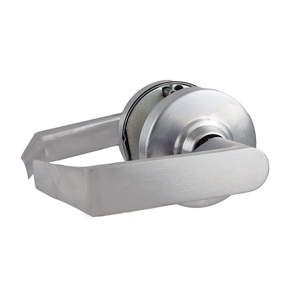 Schlage Commercial ALX Series Grade 2 Entry Saturn Lever Lock Less Cylinder with 47267042 2-3/4in Deadlatch and - ALX53LSAT626
