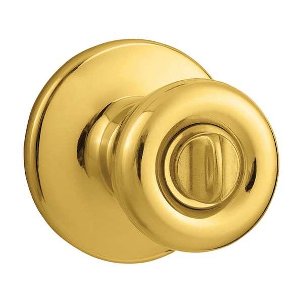 Kwikset Kwikset Tylo Polished Brass Privacy Lockset 1-3/4 in. - 93001-923