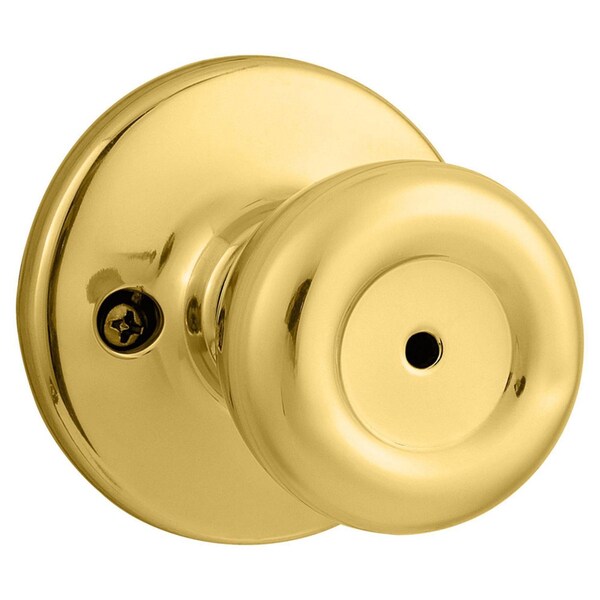Kwikset Kwikset Tylo Polished Brass Privacy Lockset 1-3/4 in. - 93001-923