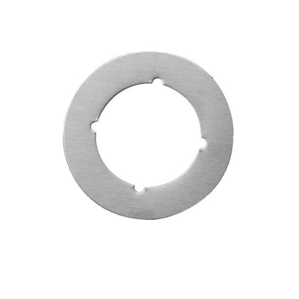Don-Jo 3-1/2" Scar Plate with 2-1/8" Hole and Through Bolt Knotches - SP135DU