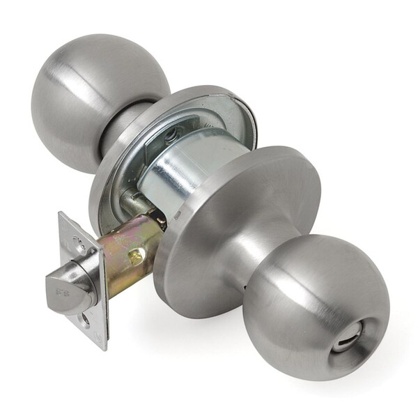 Tell Tell Cortland Satin Chrome Privacy Lockset 1-3/4 in. - CL100005