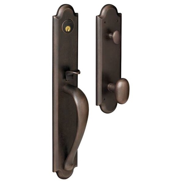 Baldwin Entry Handlesets Distressed Oil Rubbed Bronze - 6402.402.ENTR