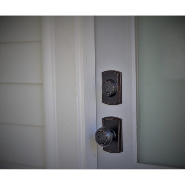 Delaney Hardware Italian Collection Santo Edged Oil-Rubbed Bronze Dummy Door Knob - 365607