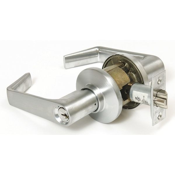 Schlage Lever Lockset, Mechanical, Classroom, Grd.2 - S70PD SAT 626 10-025 KD C123