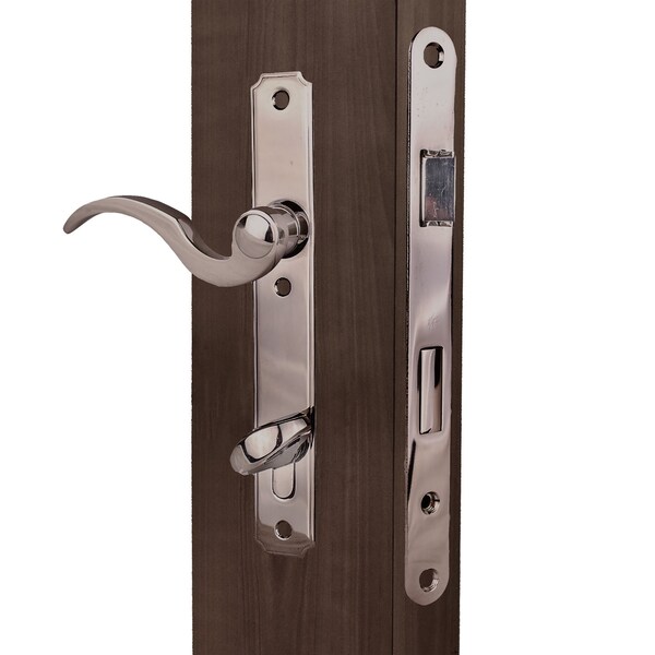 Trans Atlantic Co. ML800 Series Satin Nickel Grade 1 Entry Atrium Mortise Lock with Thumb Turn Lever - DL-ML800-US15