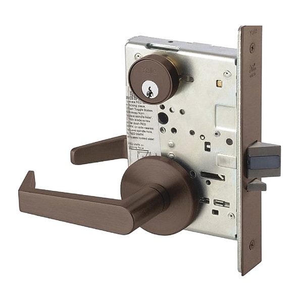 Assa Abloy Accentra Mortise Lockset, Mechanical, Storeroom - 8805FL AUR 613E RH LC