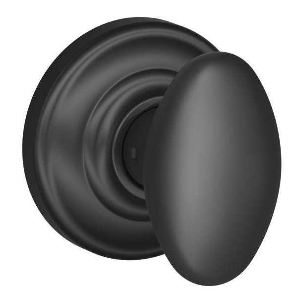 Schlage Matte Black Passage Knob Lockset, Siena/Andover - F10 SIE 622 AND