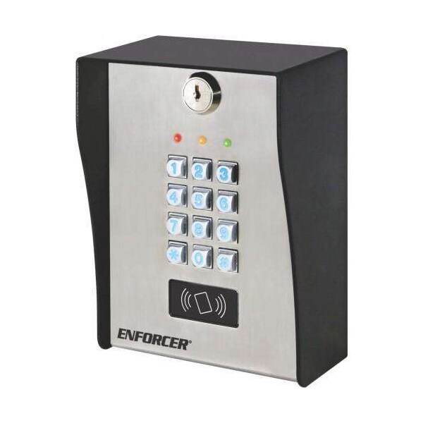 Seco-Larm Heavy Duty Outdoor Keypad with Proximity Reader. Rugged, stainless-steel construction for - SLM-SK-3133-PPQ