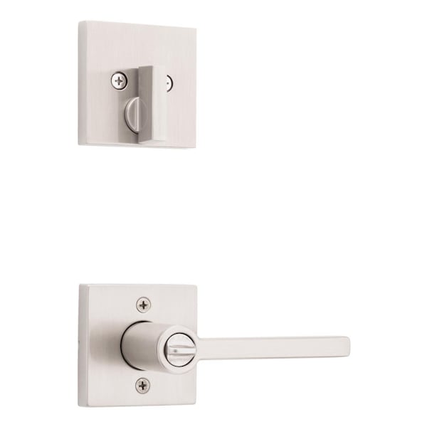 Kwikset Kwikset Halifax Satin Nickel Zinc Lever and Single Cylinder Deadbolt - 99910-062