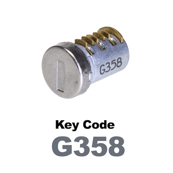 Global Replacement Lock Cylinder, For Non-Master Key Applications, For use in Locks with Key Code G358 - KC-SNM-NK-358