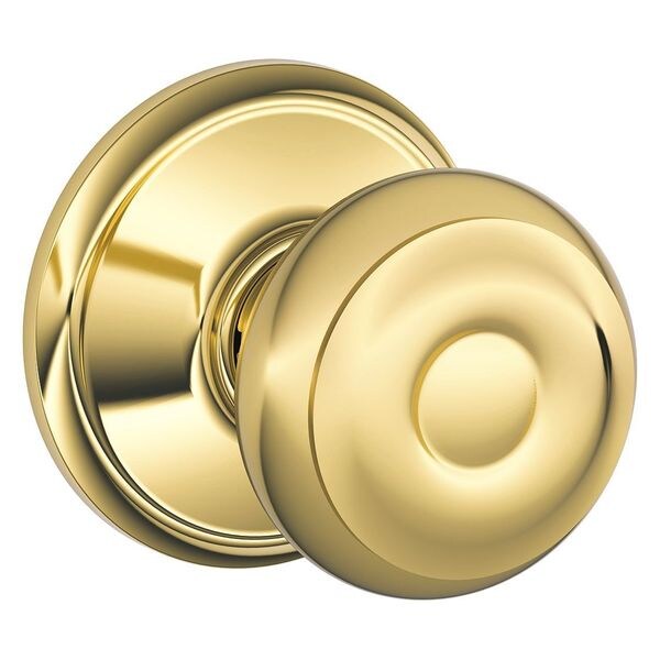 Schlage Knob Lockset, Mechanical, Passage, Grd. 1 - F10 GEO 505