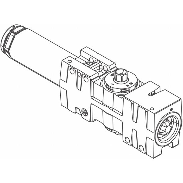 Lcn Standard Cylinder Assembly, Aluminum - 4040XP-3071 AL